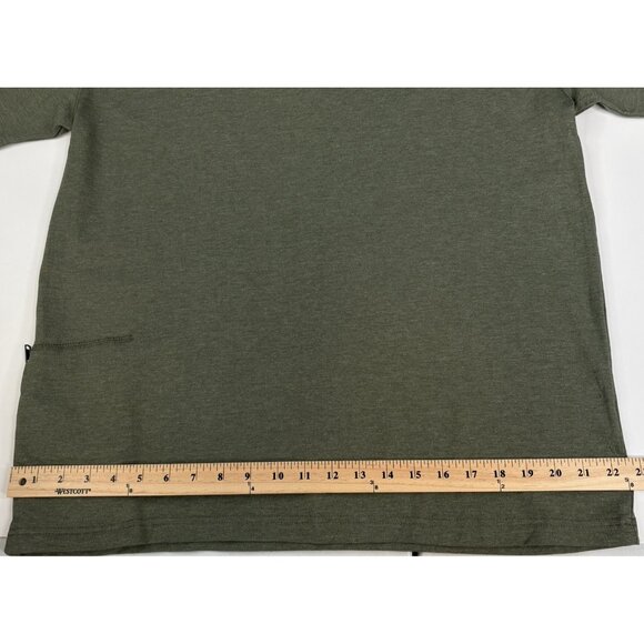SCOTTeVEST TEC Performance T-Shirt Zip Pockets SS Olive Green Men’s Large - Picture 12 of 15